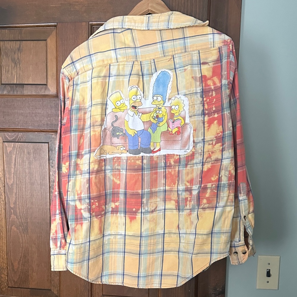 One of a kind Simpsons Flannel